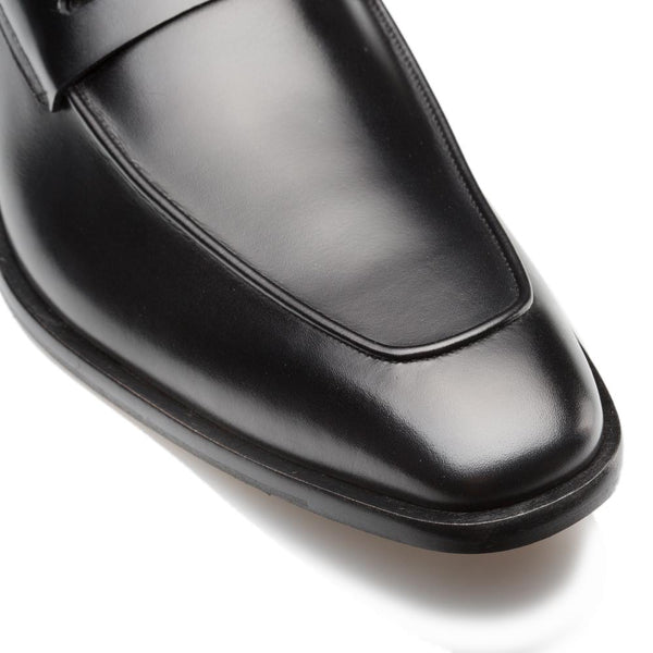 Mezlan Calfskin Penny Loafers Black (E20243)