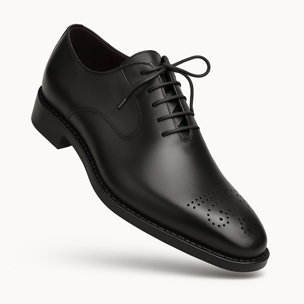 Gavino Black Calfskin Leather Mens Oxford By Mezlan Made In Spain Brand