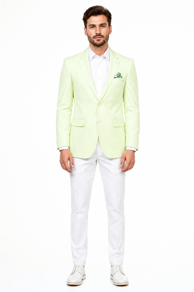 Mint Green Blazer - Light Green Blazer For Men