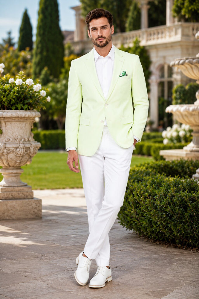 Mint Green Blazer - Light Green Blazer For Men