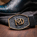Marco Di Milano Missouri Black & Blue Leather Dress Shoe