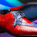 Marco Di Milano Moncalieri - Navy & Red Leather Loafers