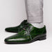 Marco Di Milano Moncalieri Green Leather Loafers
