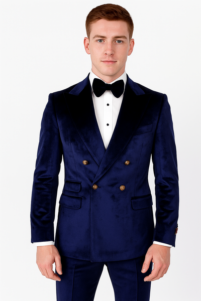 Blue Velvet Pants