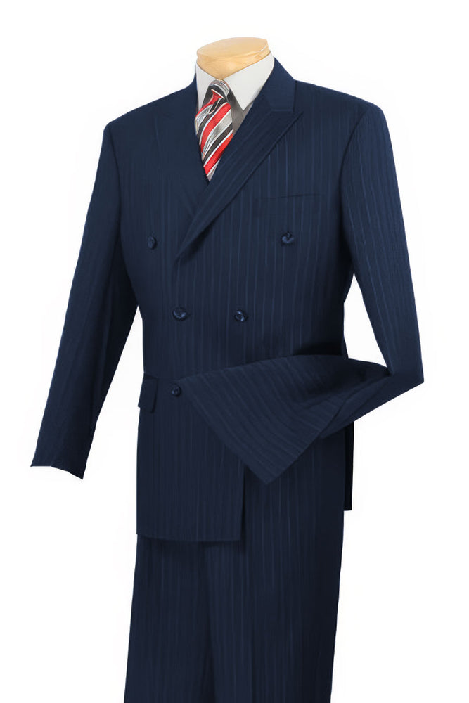 Double Breasted Suit Navy