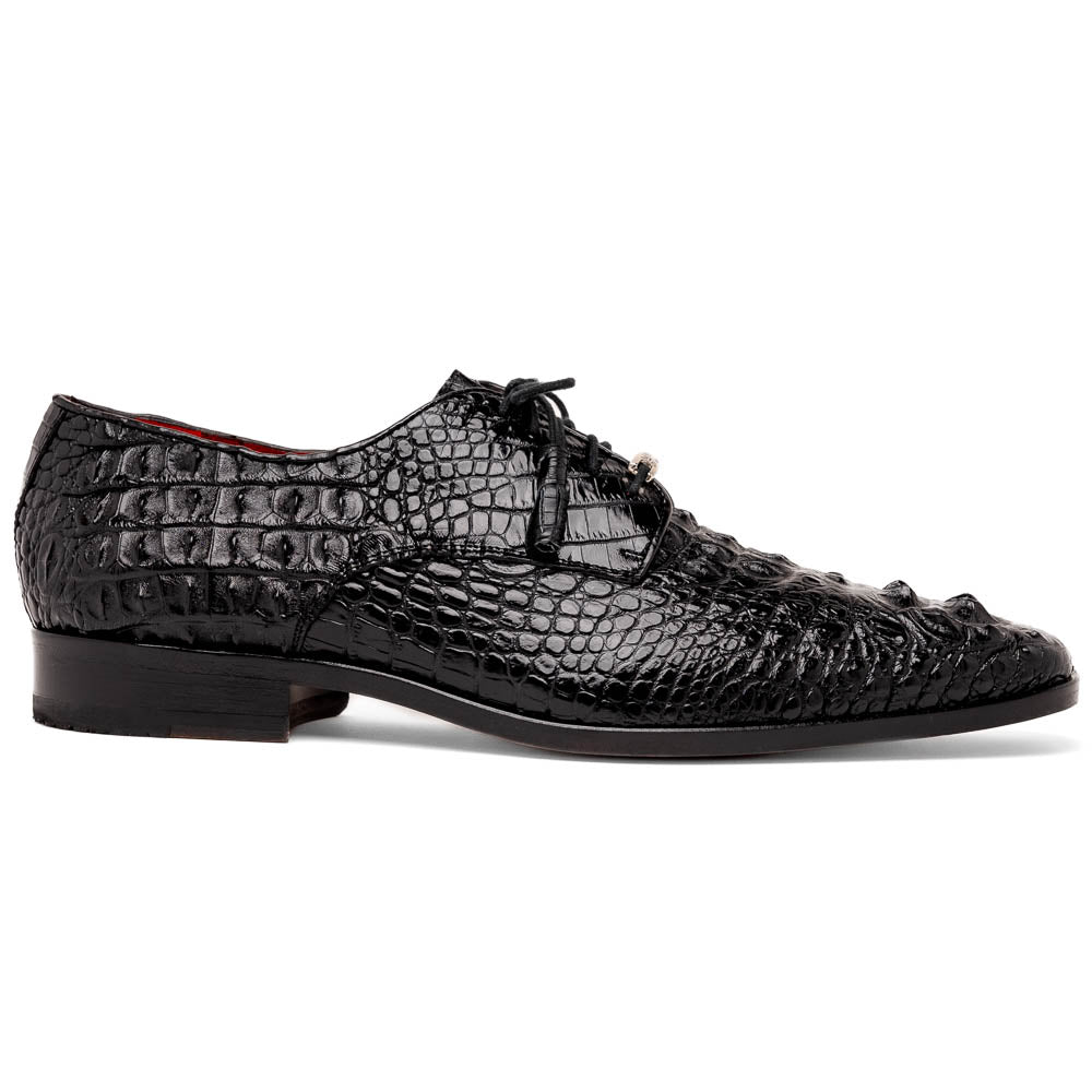 Marco Di Milano Nilo Nile Crocodile Derby Black