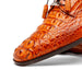 Marco Di Milano Nilo Nile Crocodile Derby Brandy Shoe