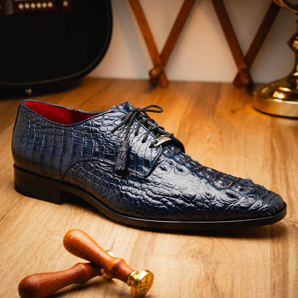Marco_Di_Milano Nilo Navy Leather Luxury Shoe