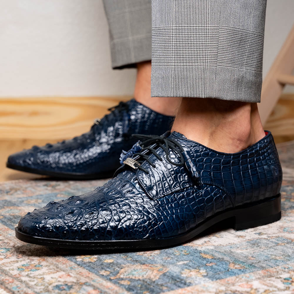 Marco_Di_Milano Nilo Navy Leather Luxury Shoe