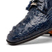 Marco Di Milano Nilo Nile Crocodile Derby Navy Shoe