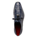 Marco Di Milano Nilo Nile Crocodile Derby Navy Shoe