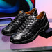 Marco Di Milano Nino Black Leather Luxury Oxford