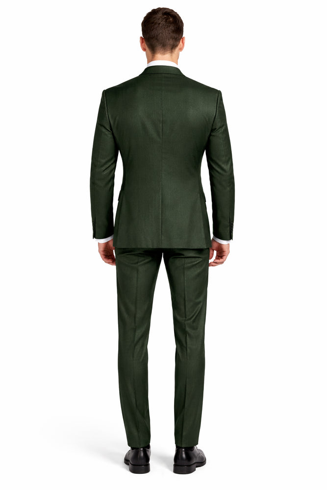 Olive Peaky Green 3 Piece Tweed Men's Suit