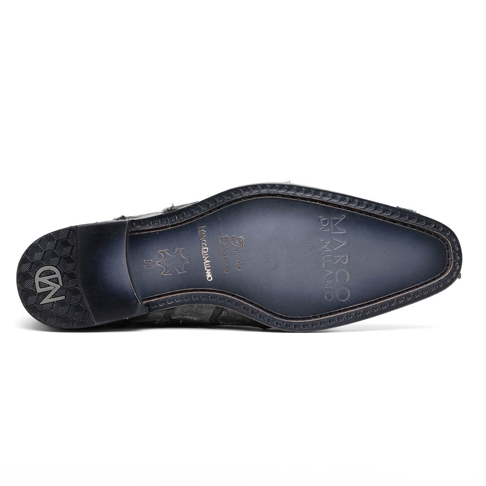Marco Di Milano Olivieri Pirarucu Dress Oxfords Gray