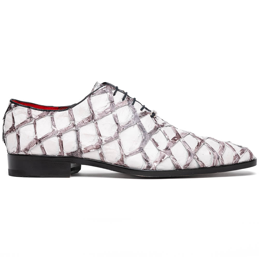 Marco Di Milano Olivieri Pirarucu Dress Oxfords Newspaper