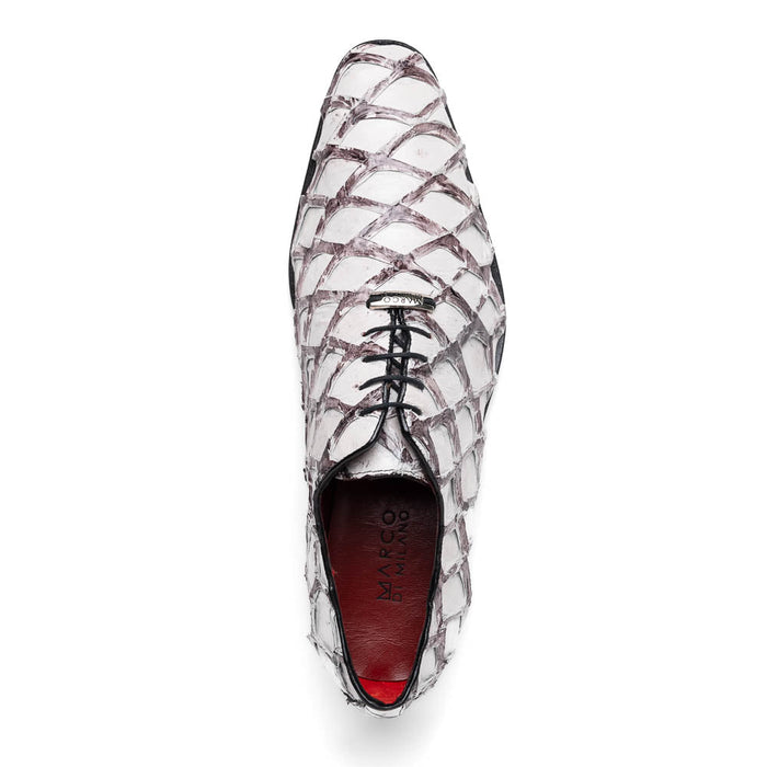 Marco Di Milano Olivieri Pirarucu Dress Oxfords Newspaper