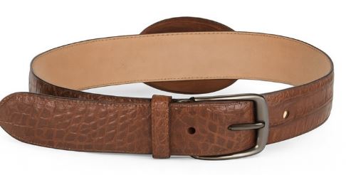 original-caiman-hornback-skin-western-style-belt-brown