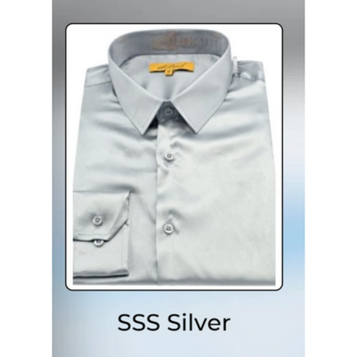 Mens Silver Dress Pants