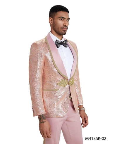 Rose Gold Prom Suit
