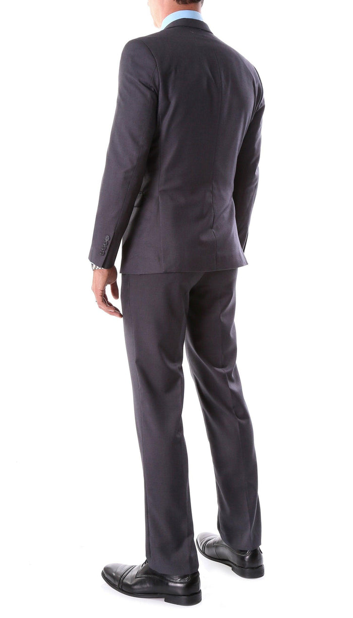 Oslo Charcoal Notch Lapel 2 Piece Slim Fit Suit