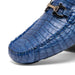 Marco Di Milano Parma Caiman Belly Bit Drivers Blue