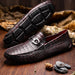 Marco Di Milano Parma Black Cherry Leather Oxfords