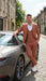 peach 3 piece suit for men
