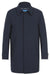Pelago Men's Navy Rain Coat with Shirt Collar | Classic 3/4 Length - Elegant Mensattire
