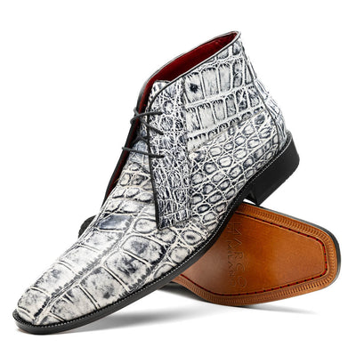 Marco Di Milano Pietro Alligator Newspaper Chukka Boots