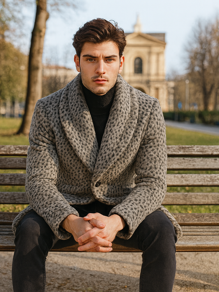 Luxury Leopard Faux Fur Pimp Coat – 1920s Vintage Gangster Style