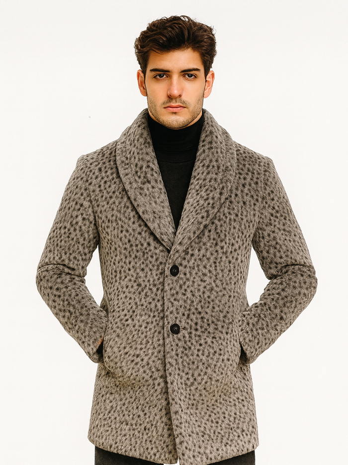Luxury Leopard Faux Fur Pimp Coat – 1920s Vintage Gangster Style