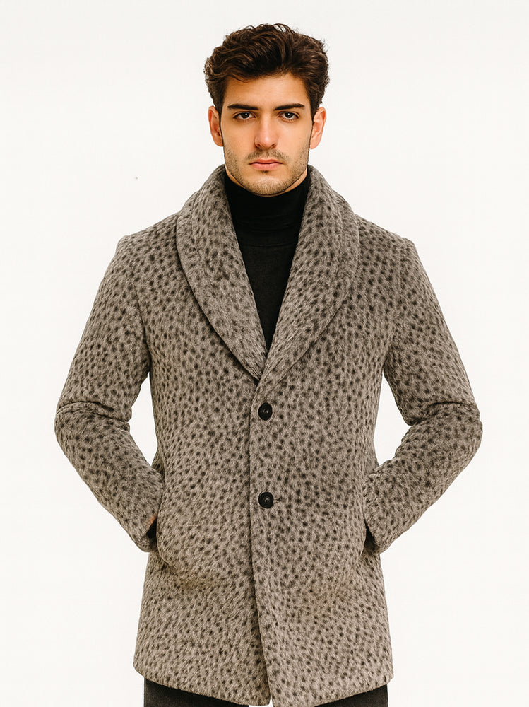 Luxury Leopard Faux Fur Pimp Coat – 1920s Vintage Gangster Style
