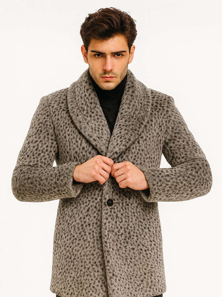 Luxury Leopard Faux Fur Pimp Coat – 1920s Vintage Gangster Style