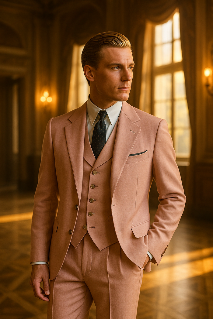 Great Gatsby Pink Suit