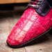 Marco_Di_Milano Pissa: Pink Purple Leather Loafers