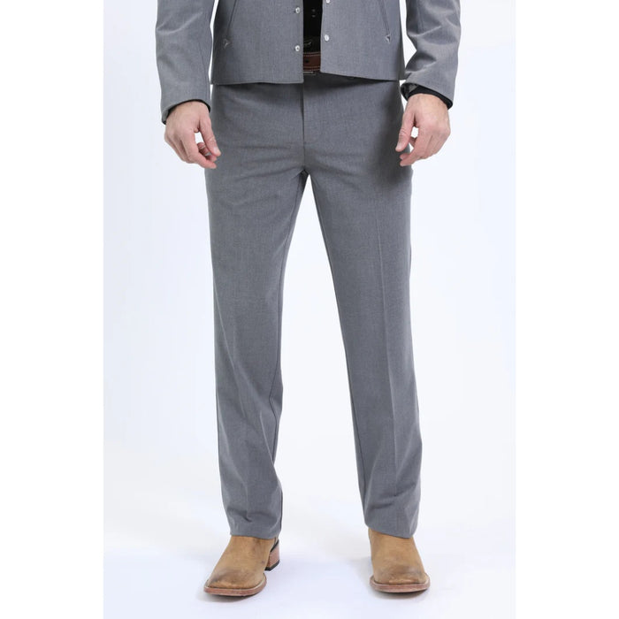 Platini Men’s Grey Western-Inspired Sport Suit Set