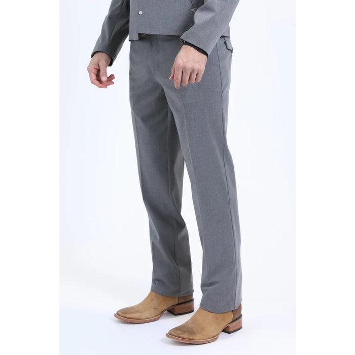 Platini Men’s Grey Western-Inspired Sport Suit Set