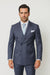 Classic Fit in Navy with White Pinstripe Color by Rossiman