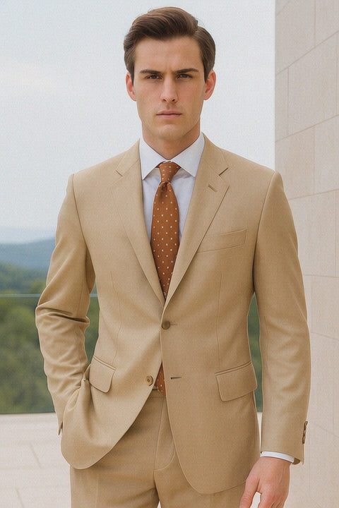 khaki-suit-daytime-event