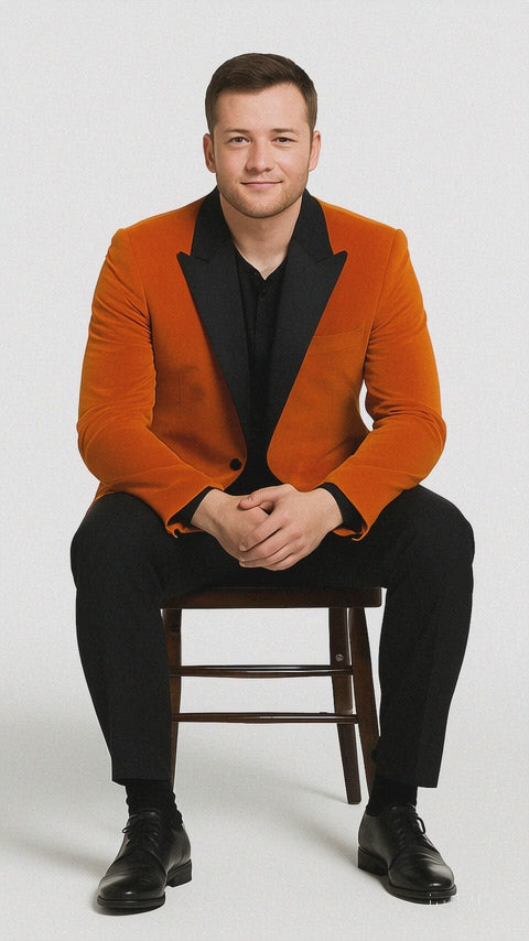 KINGSMAN EGGSY'S RIMMED COTTON-VELVET TUXEDO JACKET