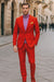 Men’s Hot Red 2-Piece Suit