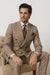Light Brown with Brown Pinstripe Color by Rossiman