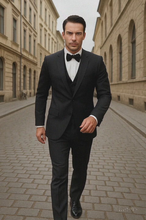 slim-fitted-mens-tuxedo-black-wool-vested-2-button-jacket