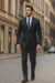 Men’s Black Two-Button Suit 