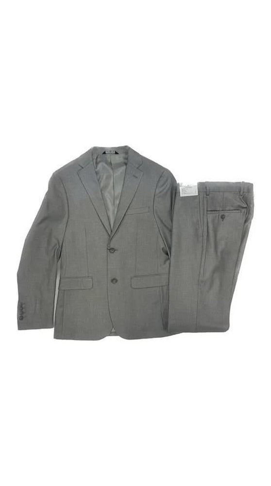 West End 9-1012S102 2PC Ultra Slim Fit Suit Light Grey