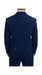Men's Navy Western Suit 2-Piece - Cowboy Suit with Western Yoke & Pearl Snaps
