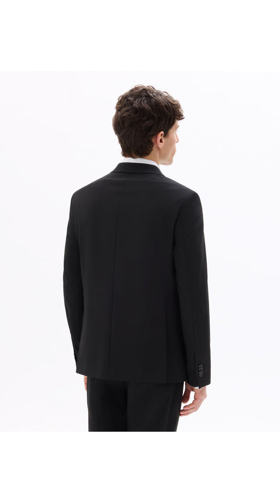 Slim Bi-Stretch Suit Jacket - Black