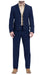 Men's Navy Western Suit 2-Piece - Cowboy Suit with Western Yoke & Pearl Snaps