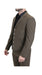 Men's Brown Western Suit 2-Piece - Cowboy Suit with Western Yoke & Pearl Snaps