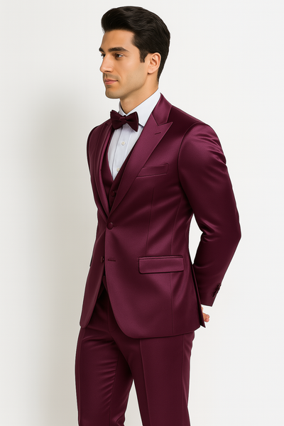 Groomfit-purple-satin-tuxedo-ensemble